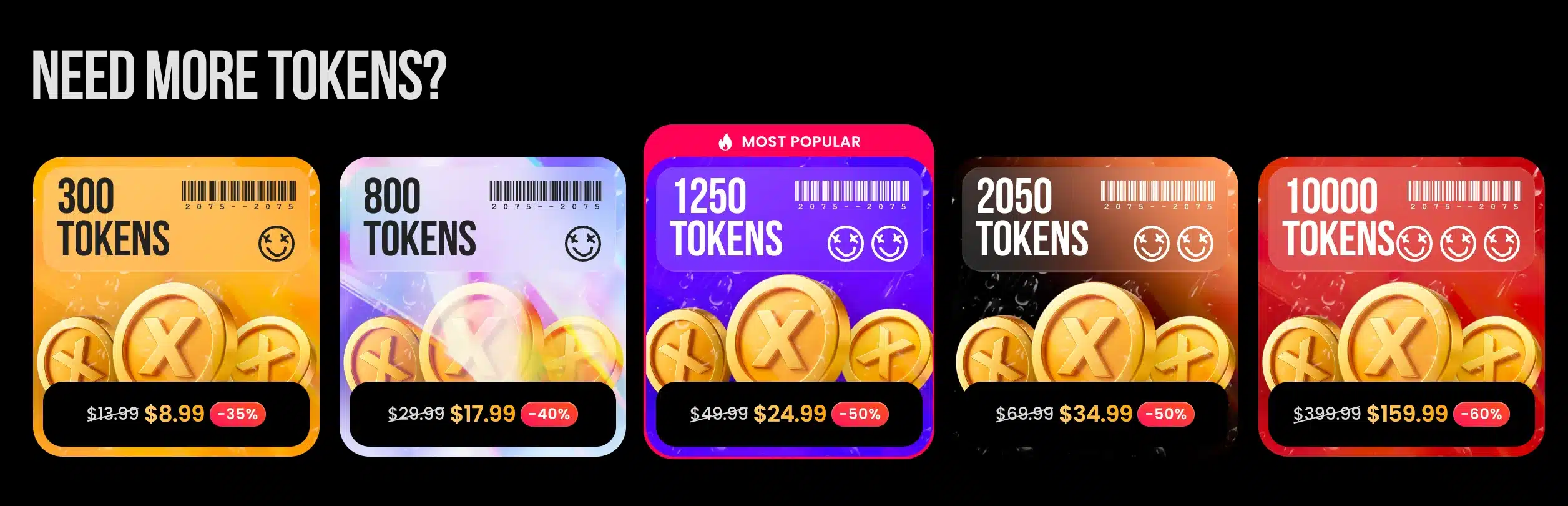 pornx new pricing and token system