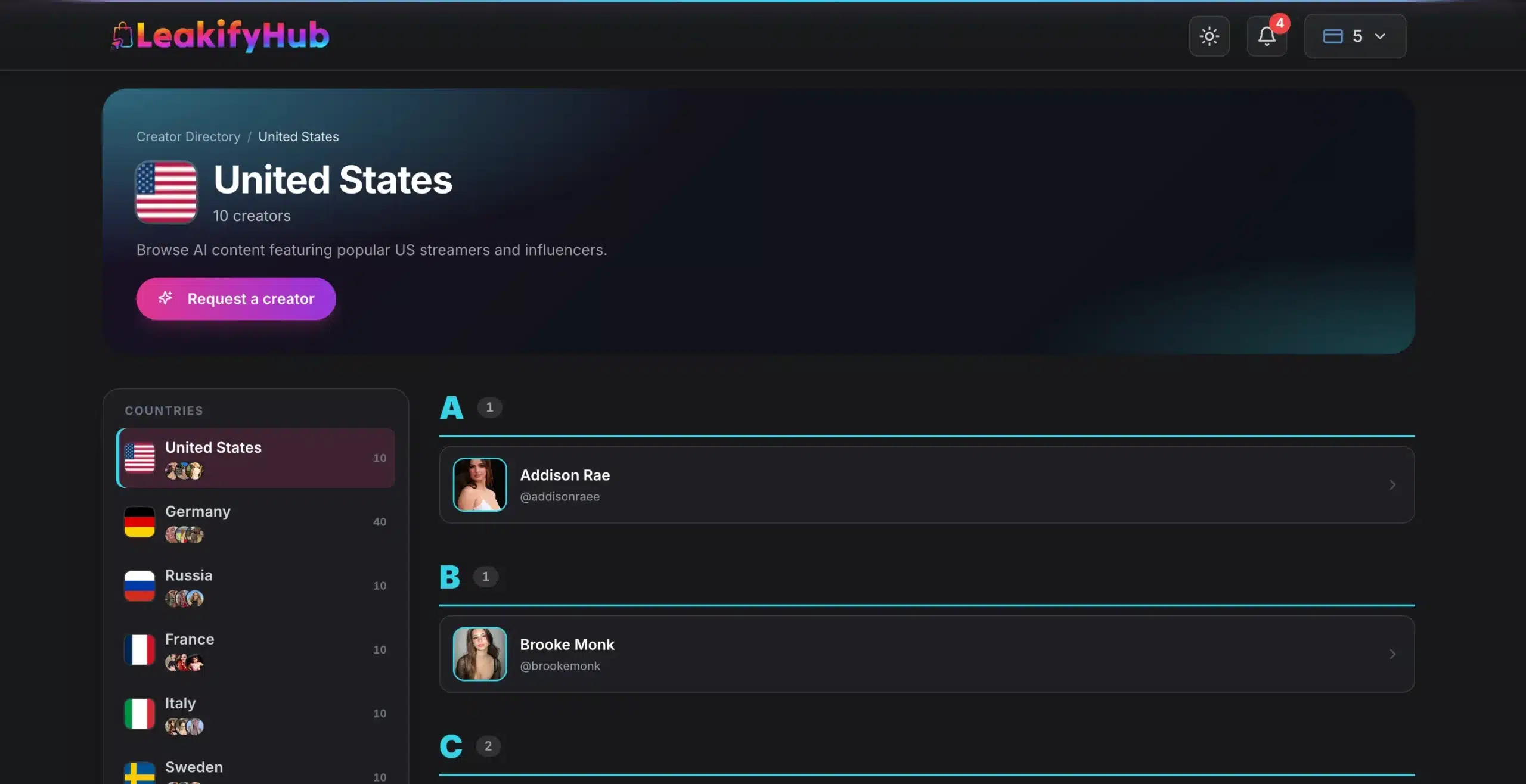 leakifyhub creators hub from all aaround the world