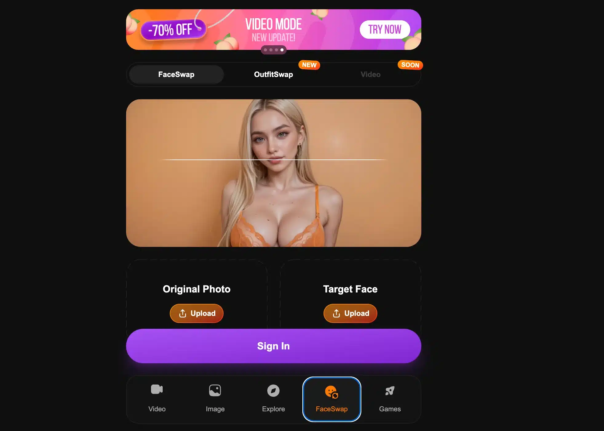 undress.cc faceswap tool